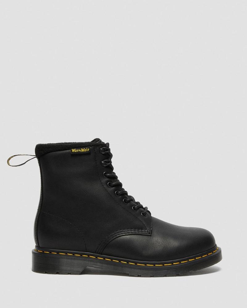 Dr Martens 1460 Pascal Warmwair Lær Vinterstøvler Dame Svarte | Norge 508NWY